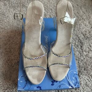 Competition Clear Strap Heels